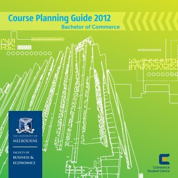 Course Planning Guide 2012 - Faculty of Business and Economics