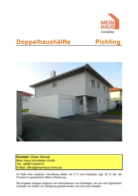 Doppelhausha Lfte Pichling Meinhaus Immo Home