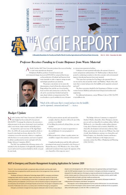 Ncat Academic Calendar Fall 2022 Calendar Of Events - North Carolina A&Amp;T State University