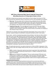 AEP Ohio's Electricity Rate Case & Capacity Pricing Case: What ...