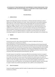 1 a comparison of the advantages and disadvantages of satellite ...