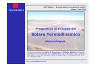 Solare Termodinamico - Dimeca