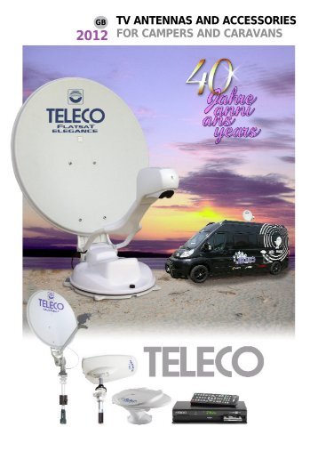 tv antennas and accessories for campers and caravans - Teleco