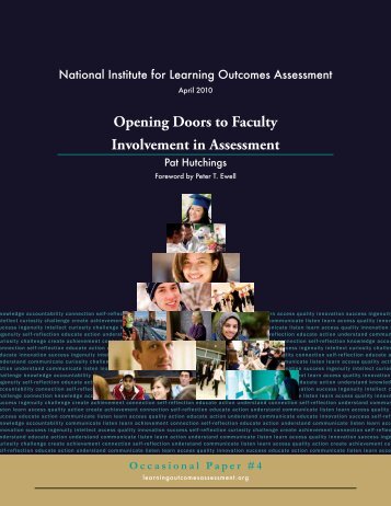 Opening Doors to Faculty Involvement in Assessment - National ...