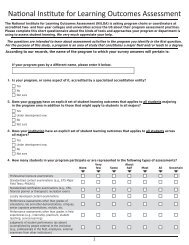 2010 Survey Questionnaire - National Institute for Learning ...