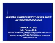 Columbia-Suicide Severity Rating Scale: Development ... - immpact