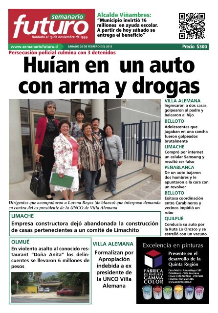 Sábado 28 de febrero del 2015 Edición 28 de Febrero de 2015