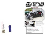 September Midget Chassis - TC Motoring Guild