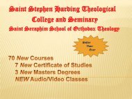 Better Than Ever New.. - St. Stephen Harding Theological College ...