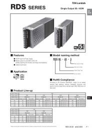 RDS SERIES - TDK-Lambda