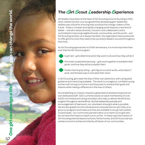 2010 Annual Report - Girl Scouts of Central Illinois