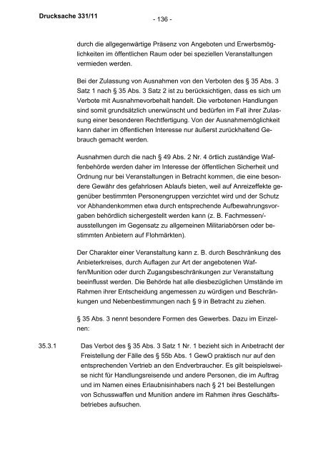 Allgemeine Verwaltungsvorschrift zum Waffengesetz (WaffVwV)