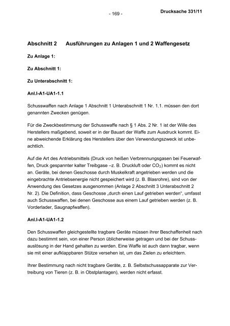 Allgemeine Verwaltungsvorschrift zum Waffengesetz (WaffVwV)