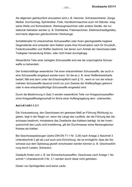 Allgemeine Verwaltungsvorschrift zum Waffengesetz (WaffVwV)