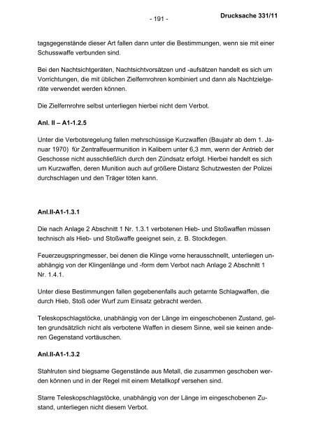 Allgemeine Verwaltungsvorschrift zum Waffengesetz (WaffVwV)