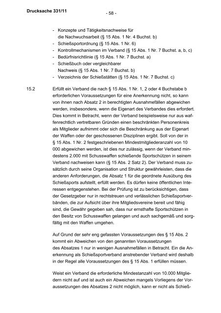 Allgemeine Verwaltungsvorschrift zum Waffengesetz (WaffVwV)