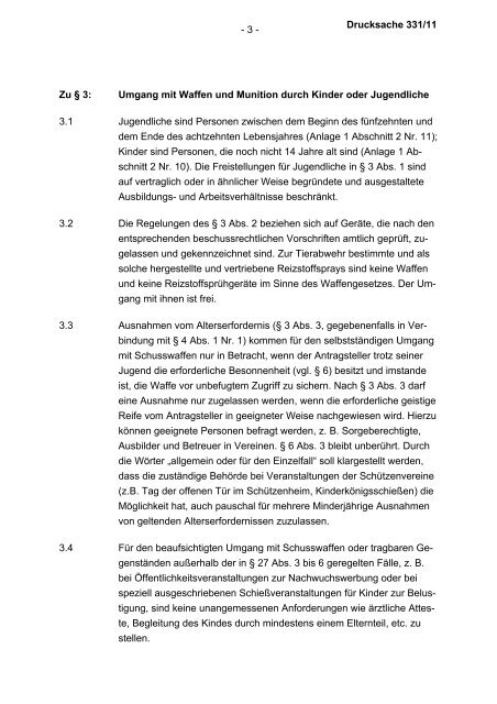 Allgemeine Verwaltungsvorschrift zum Waffengesetz (WaffVwV)