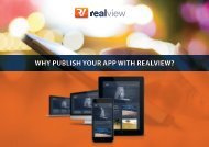Why publish your app with Realview?