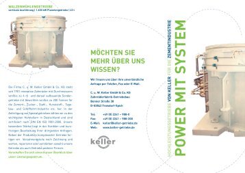 p ow erm it system - CuW Keller GmbH & Co. KG - ZahnrÃ¤derfabrik ...