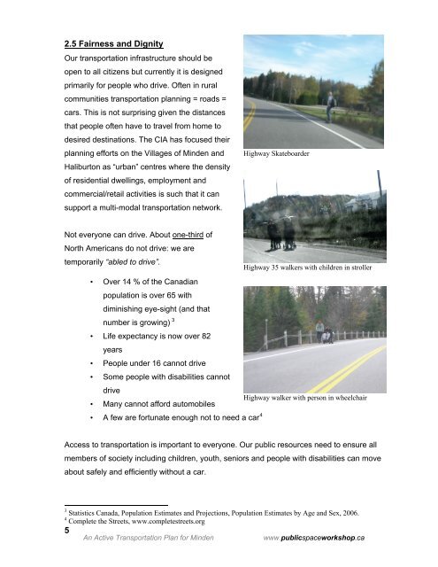 Minden's Active Transportation Plan - Haliburton County Community ...