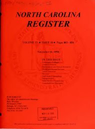 NC Register Volume 13 Issue 12 - Office of Administrative