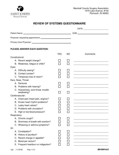 review-of-systems-questionnaire