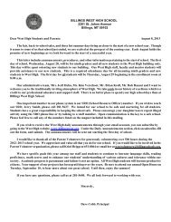 PARENT LETTER 2013.pdf - Billings West High School