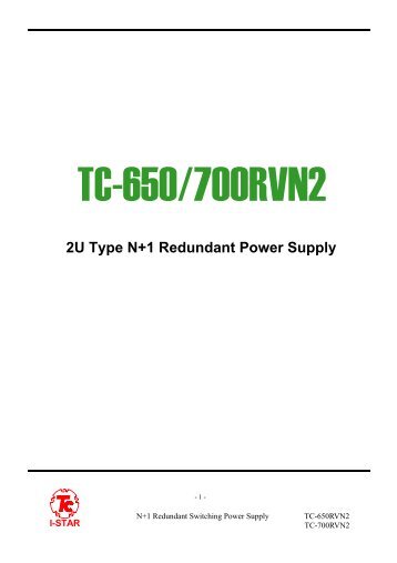 2U Type N+1 Redundant Power Supply