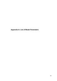 A. List of Model Parameters. B. Model Technical Description
