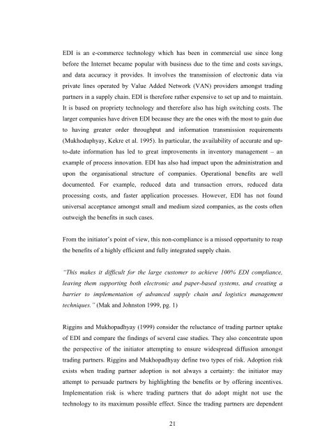 7 Chapter 2 Literature Review: Markets, Intermediation and E ...