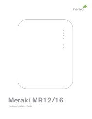 Meraki MR12/16 - Meraki Documentation