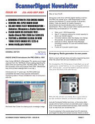 ISSUE 49 JUL-AUG-SEP 2009 - Scanner Digest Newsletter