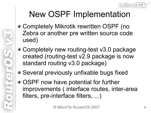 MikroTik RouterOS v3 - MUM