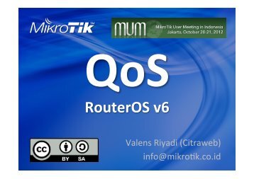 QoS RouterOS v6 - MUM - MikroTik