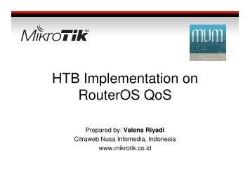 HTB Implementation on RouterOS QoS - MUM - MikroTik
