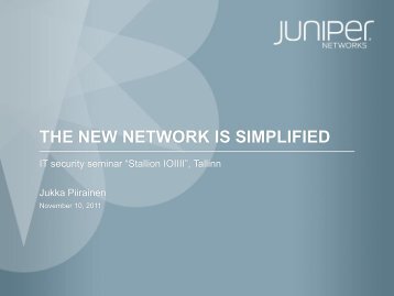 juniper networks - Stallion