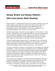 Sleepy Nodes and Sleepy Meshes â Ultra-low ... - Synapse Wireless