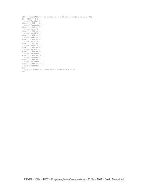 Lista 02 - DCC/UFMG