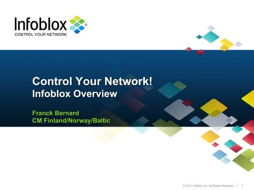 How to control Your network with Infoblox - Stallion