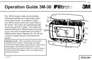 PG 1 Operation Guide 3M-30 - Radio Thermostat