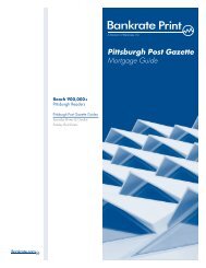 Pittsburgh Post Gazette Mortgage Guide