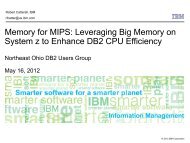 DB2 - memory for mips - neodbug