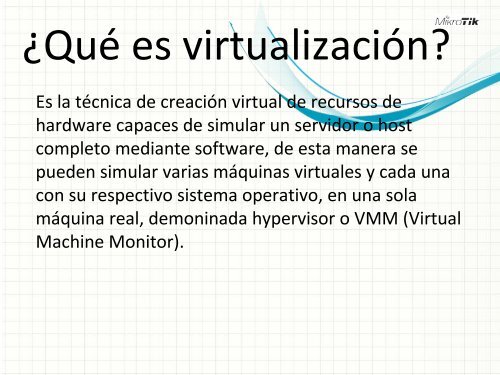 VirtualizaciÃ³n RouterOS con KVM - MUM - MikroTik