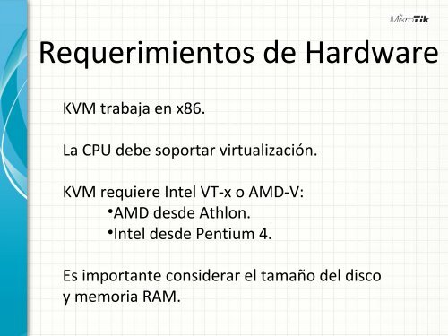 VirtualizaciÃ³n RouterOS con KVM - MUM - MikroTik