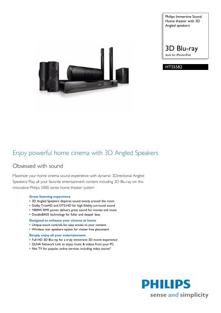 philips home theatre wireless rear speakers