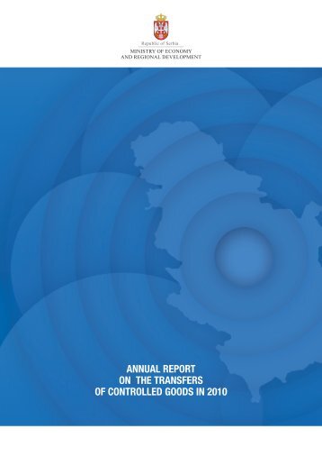 annual report on the transfers of controlled goods in 2010 - SIPRI