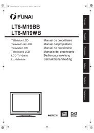 LT6-M19BB LT6-M19WB - Funai