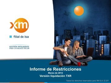 Informe de Restricciones - XM