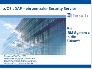 z/OS LDAP - ein zentraler Security Service