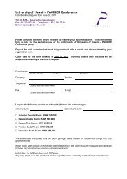 Seoul Plaza Hotel - Registration Form - PACIBER - University of ...